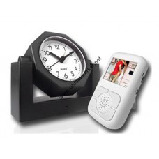 LCD Alıcılı Wirelesslı Alarmlı Saat Kamera